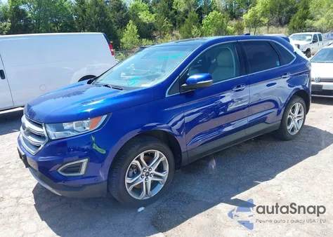 2015 Ford Edge Titanium from USA, damaged, VIN 2FMPK3K89FBB00422